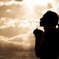 woman praying